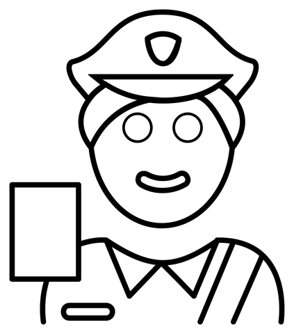 Passport control emoji coloring page free printable coloring pages