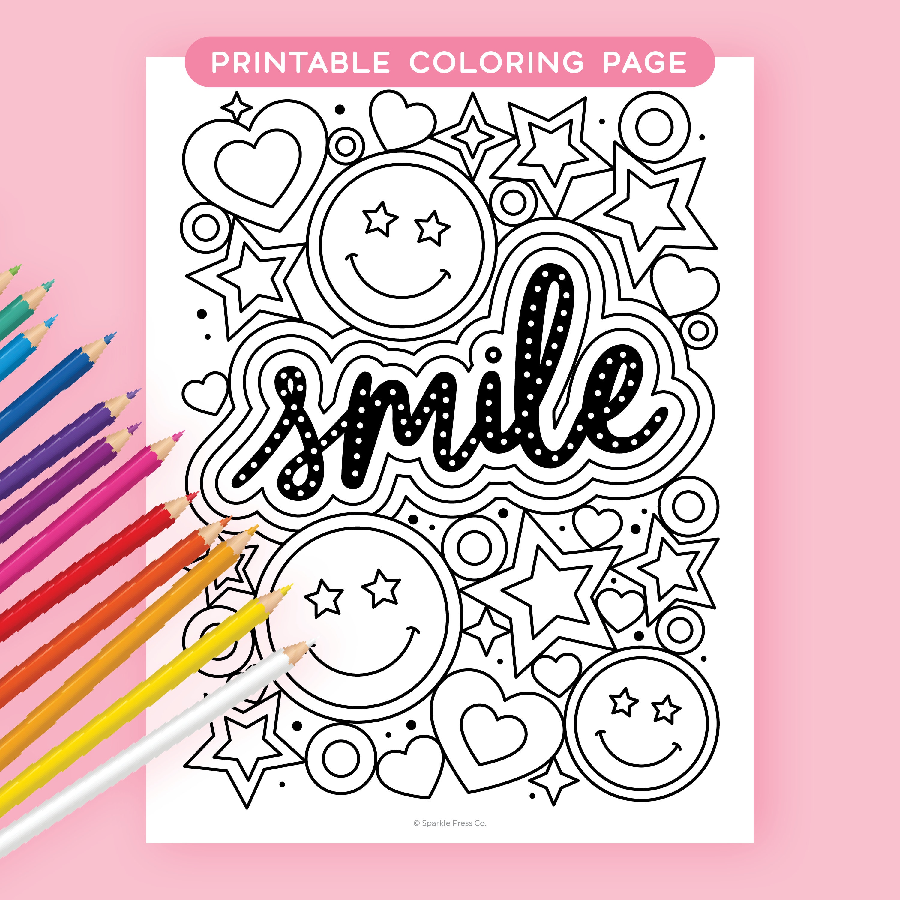 Emoji coloring pages