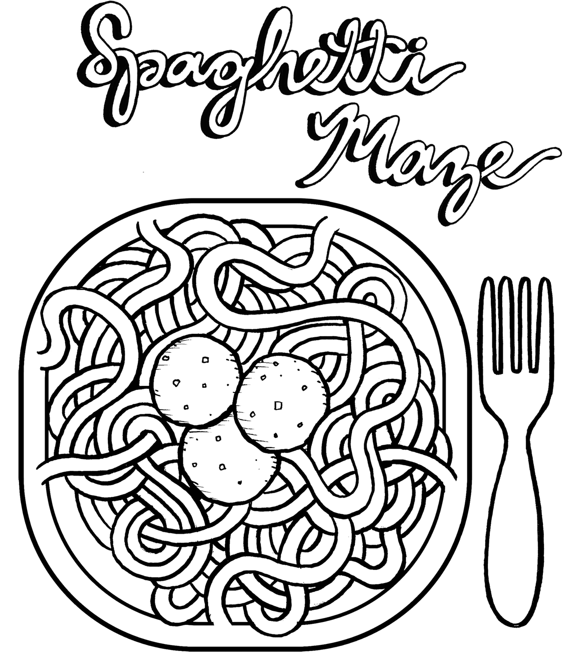 Top dozens spaghetti coloring pages for children coloring pages coloring sheets coloring pages inspirational