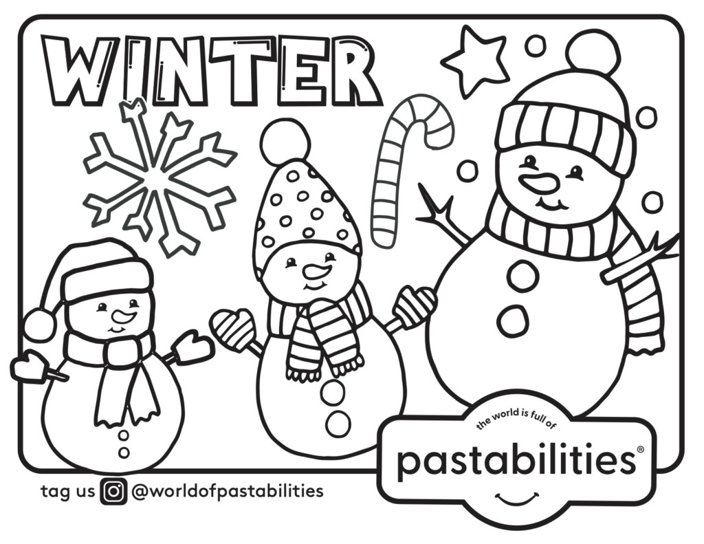 Family fun free coloring pages pastabilities