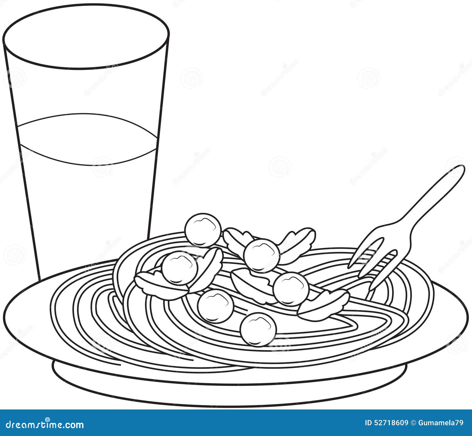 Pasta coloring stock illustrations â pasta coloring stock illustrations vectors clipart