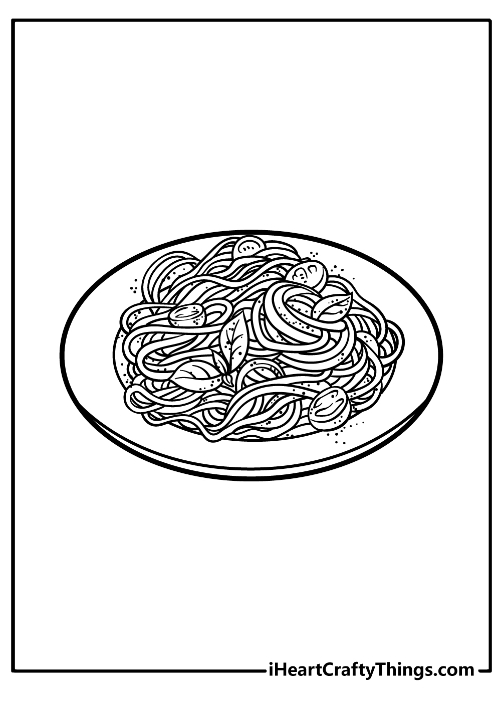 Food coloring pages free printables