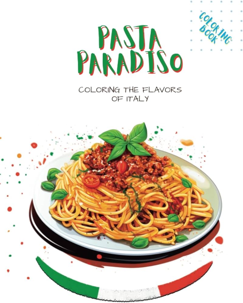 Pasta paradiso coloring book