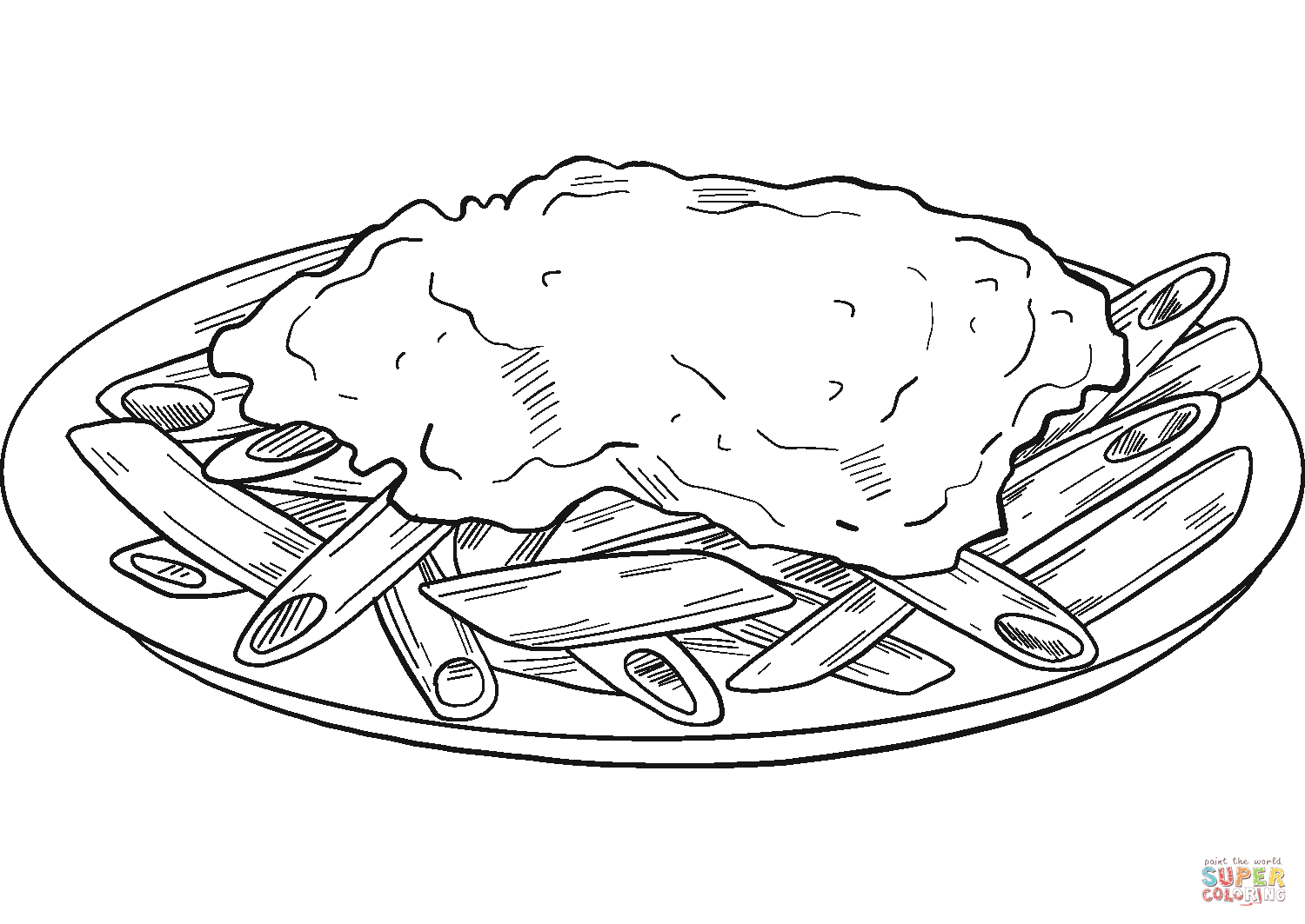 Pasta coloring page free printable coloring pages