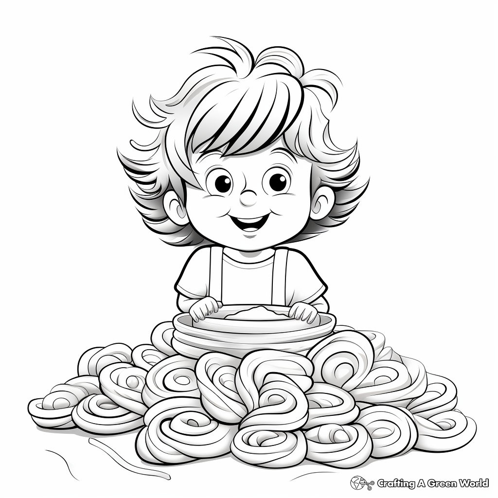 Noodle coloring pages