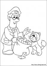 Postman pat coloring pages on coloring