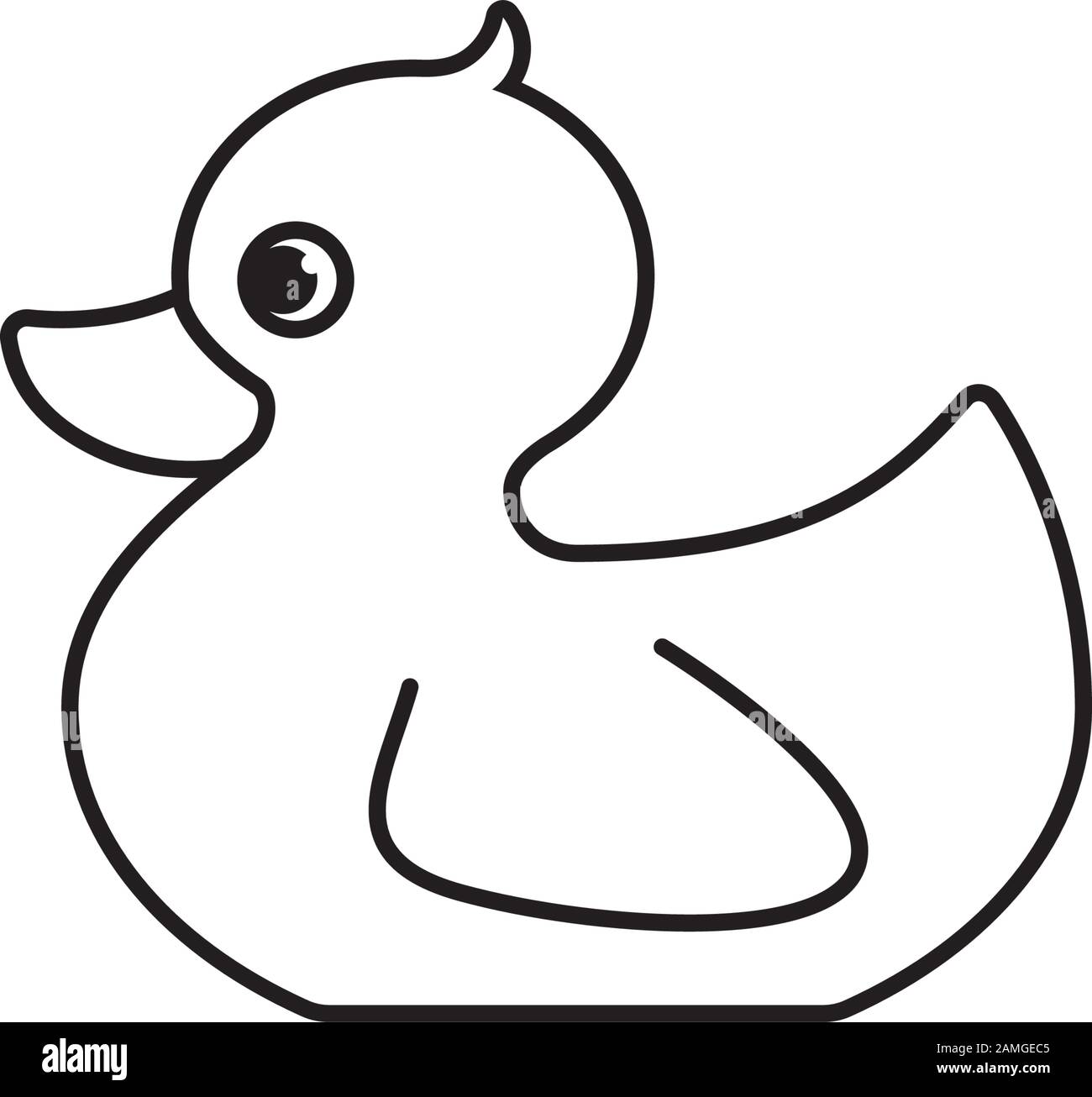 Duck outline cut out stock images pictures