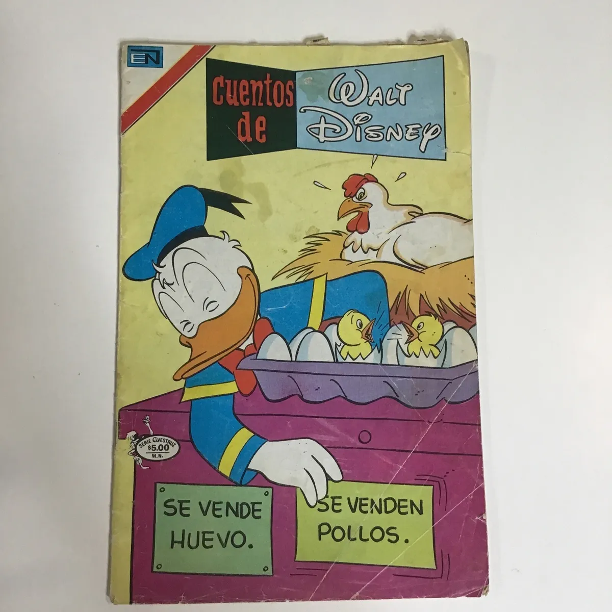 Spanish ics avestruz cuentos de walt disney pato donald novaro mexico