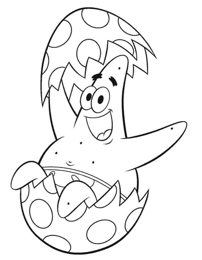 Online coloring pages coloring page patrick cartoon character download print coloring page