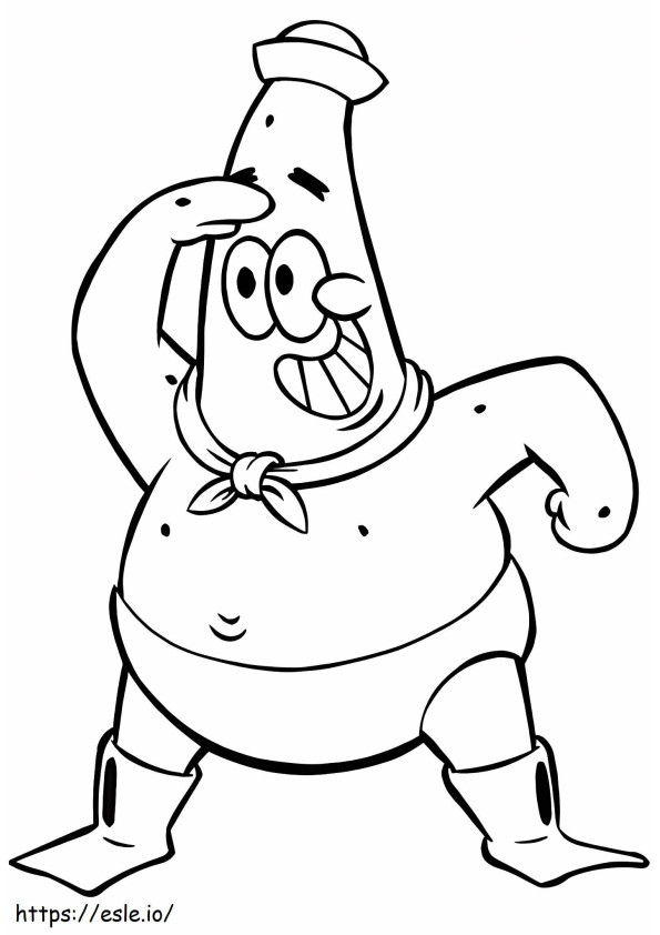 Patrick star coloring coloring pages