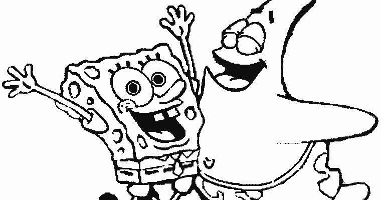 Spongebob coloring pages spongebob and patrick coloring page