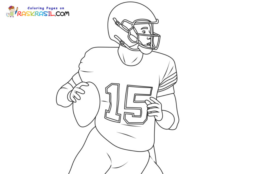 Patrick mahomes coloring pages