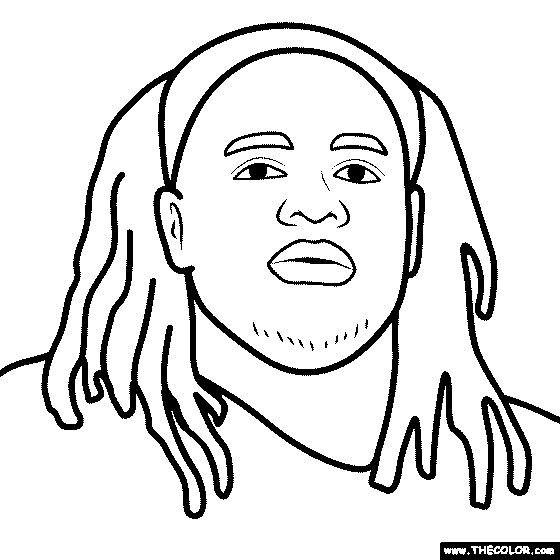 Football players online coloring pages