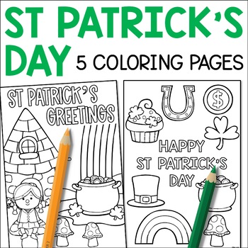 St patricks day coloring pages