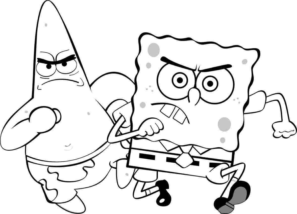 Spongebob and patrick coloring pages to print â from the thousand photographs on the internet regardâ cool coloring pages spongebob coloring star coloring pages