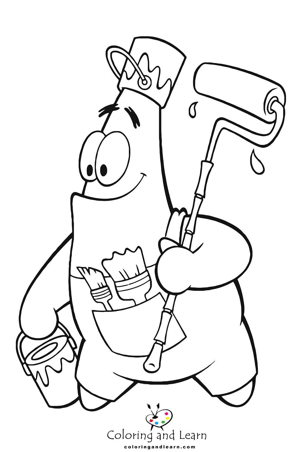 Patrick star coloring pages