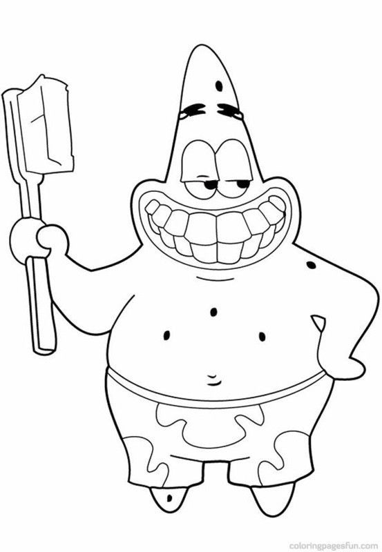 Spongebob and patrick coloring book stories coloring pages kartun sketsa gambar