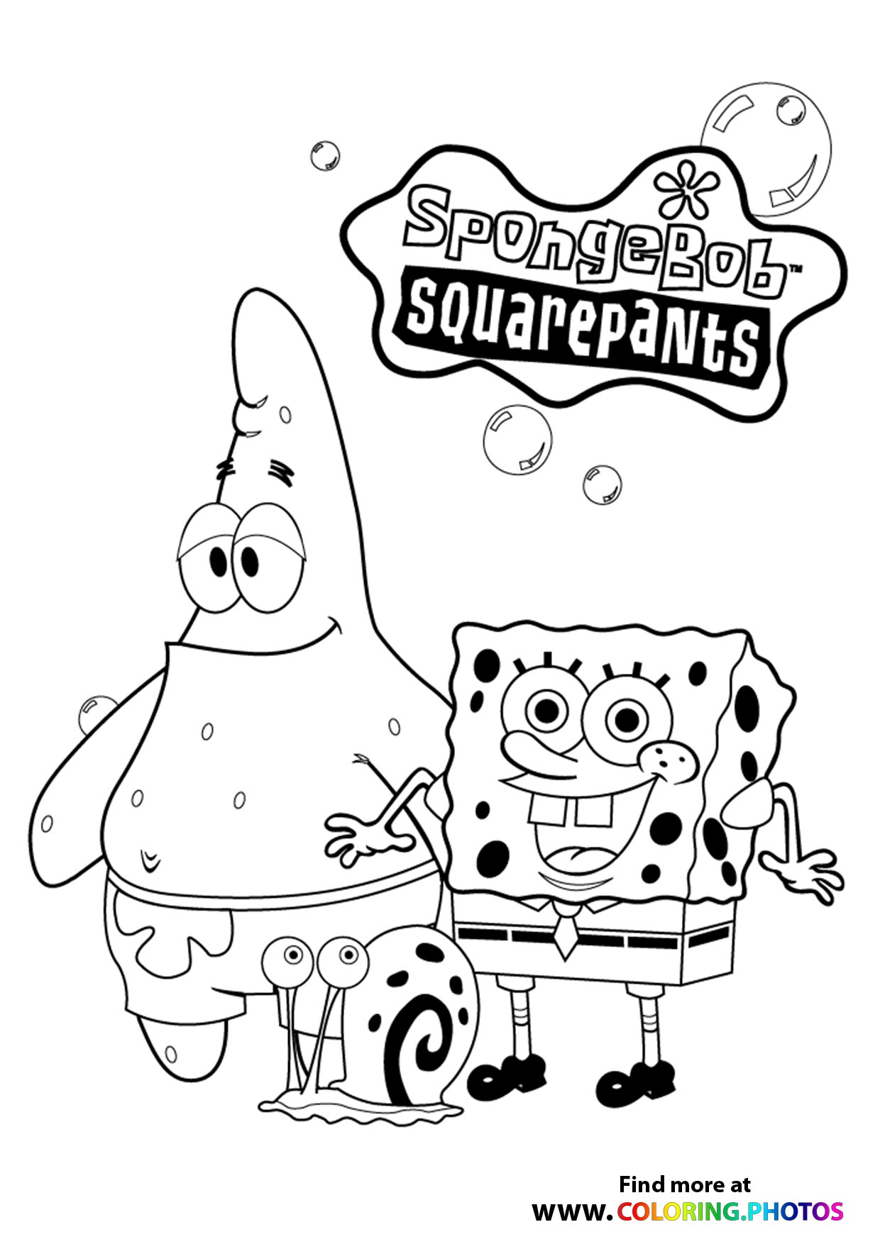 Spongebob patrick and gary