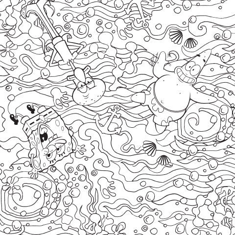 Spongebob downloadable coloring sheets â spongebob squarepants shop