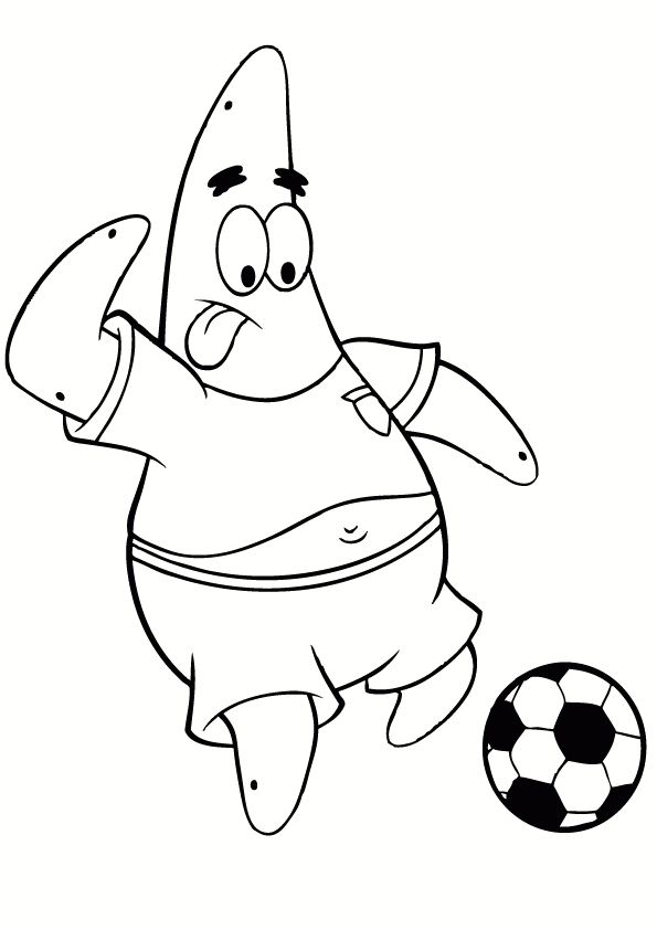 Patrick star coloring pages