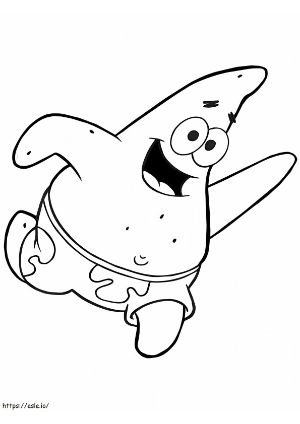 Patrick star coloring coloring pages
