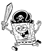 Patrick star coloring page sheet football