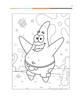 Bring bikini bottom to life spongebob coloring pages for endless fun