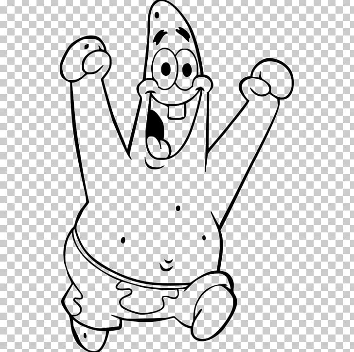 Patrick star coloring book colouring pages squidward tentacles character png clipart free png download