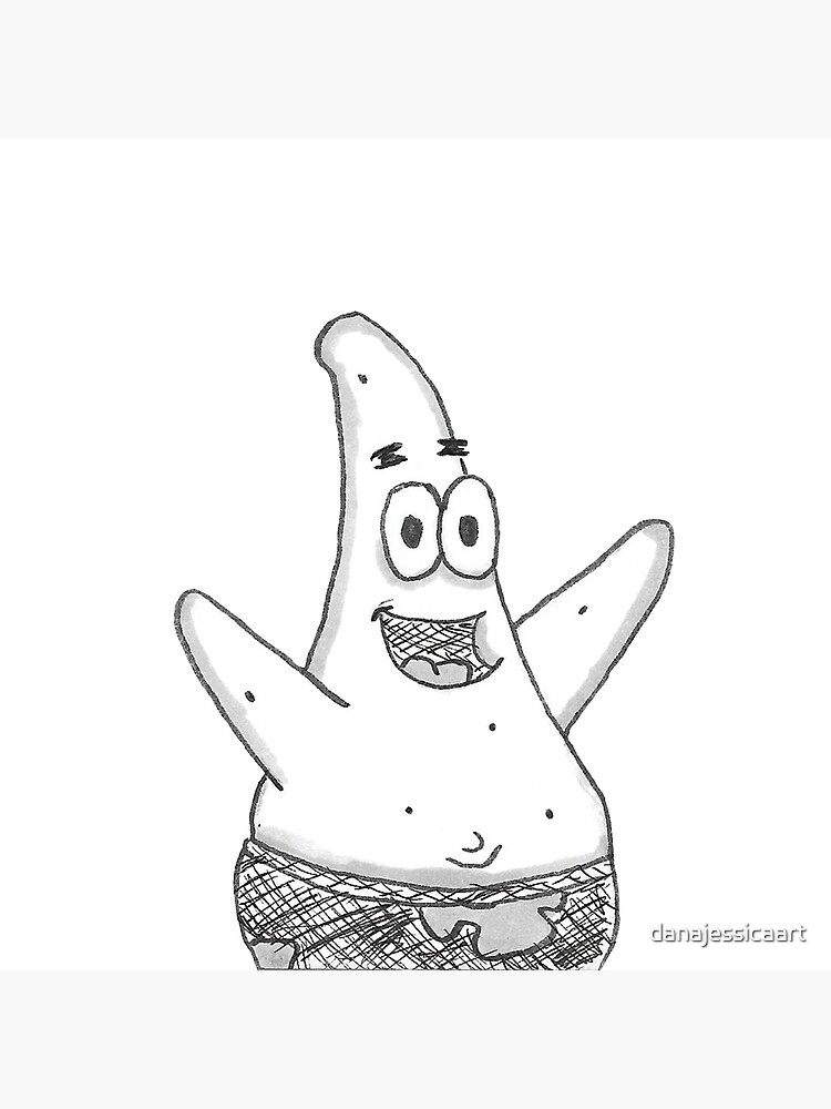 Gray alternative patrick star poster for sale by danajessicaart