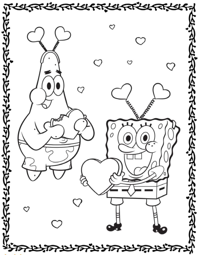 Patrick star coloring pages