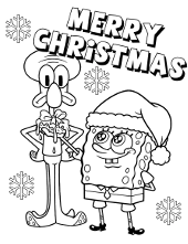 Patrick star coloring page for kids