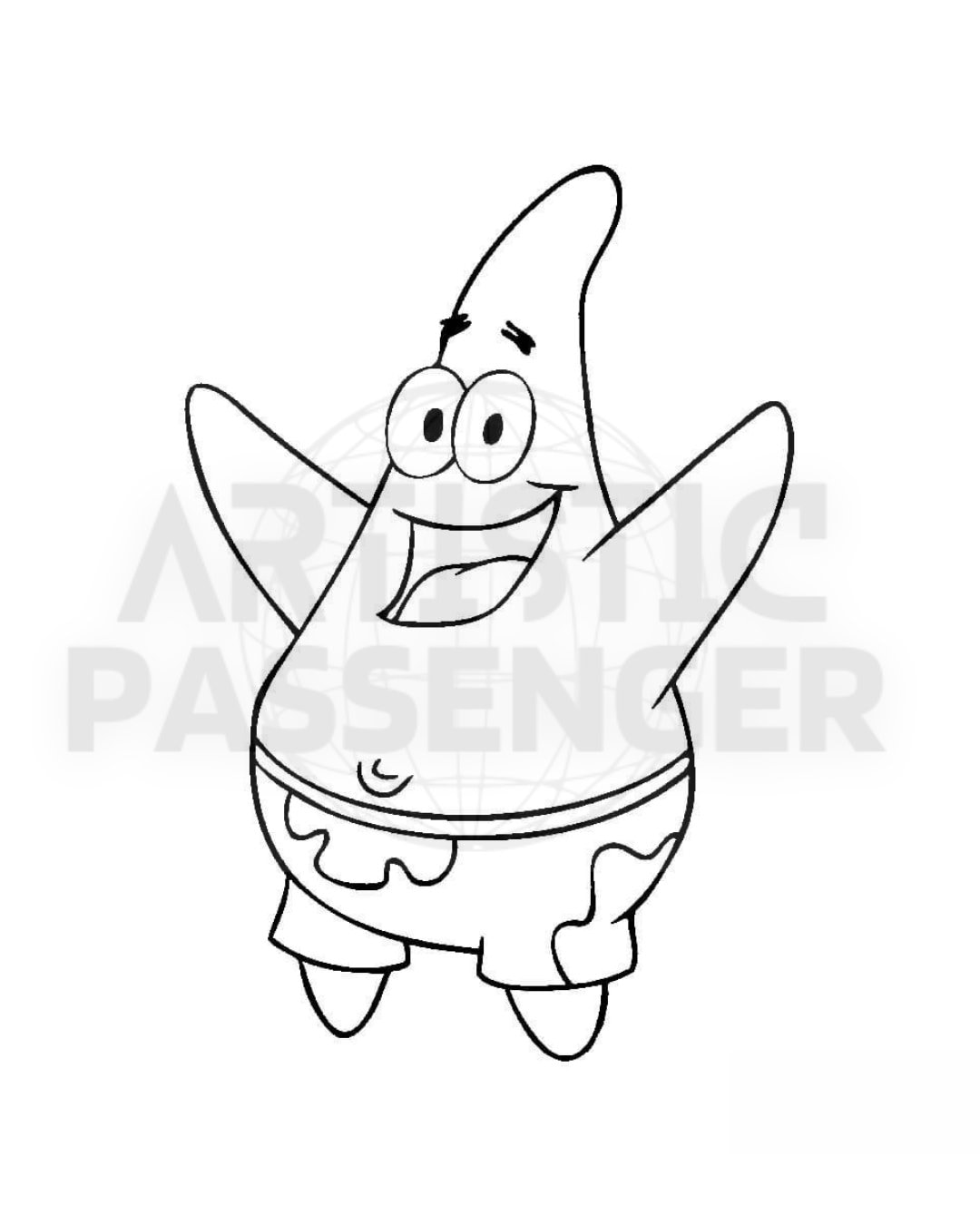 Printable spongebob coloring pages for kids printable digital pages