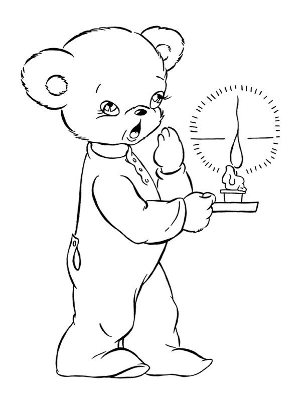 Bear coloring pages