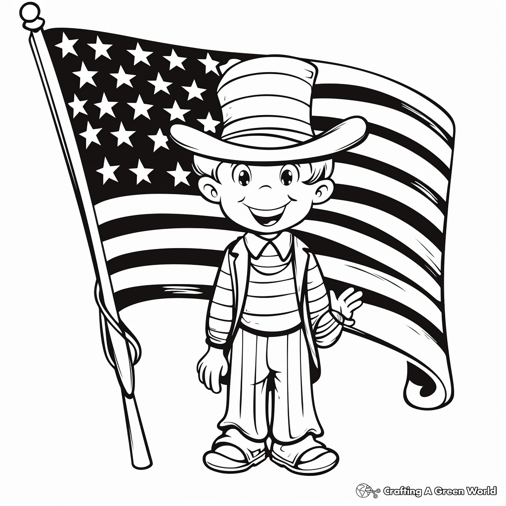 Patriotic coloring pages