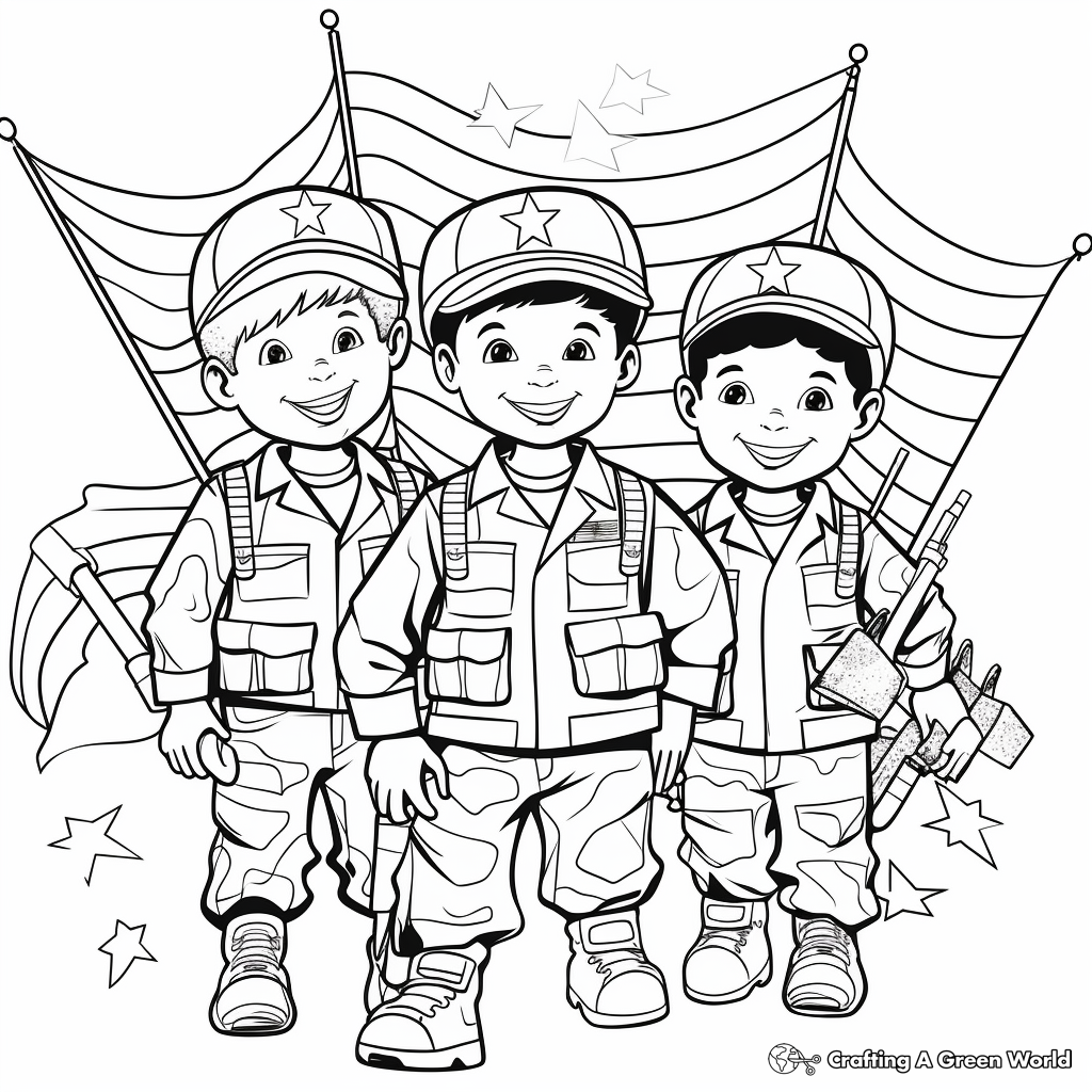 Patriotic coloring pages