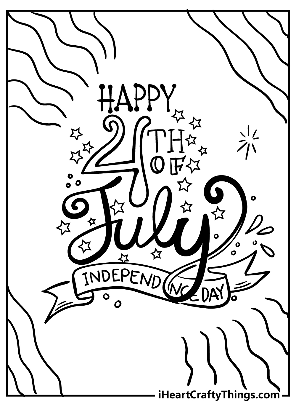 Th of july coloring pages free printables