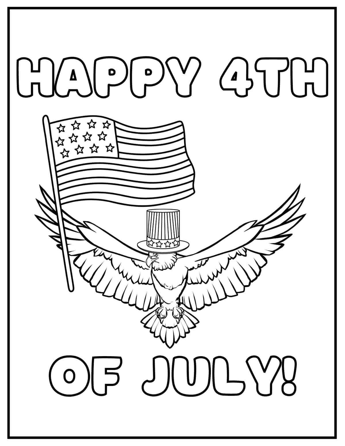 Free th of july coloring pages