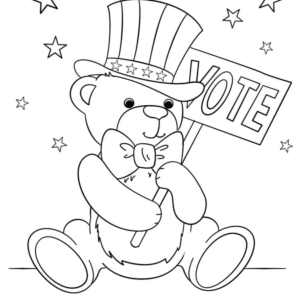 Election day coloring pages printable for free download