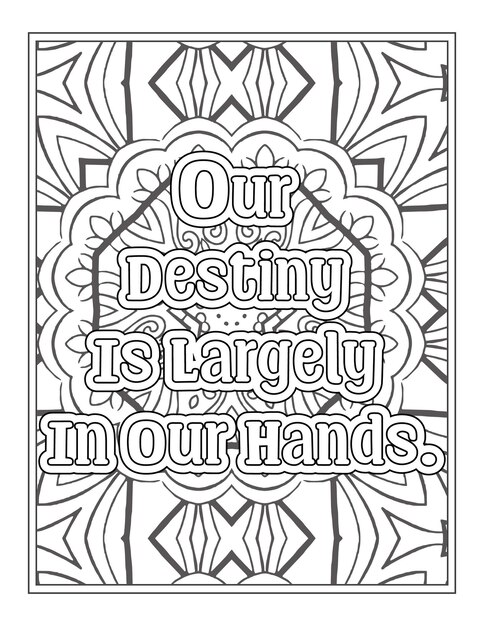 Premium vector patriotic quotes coloring pages for kdp coloring pages