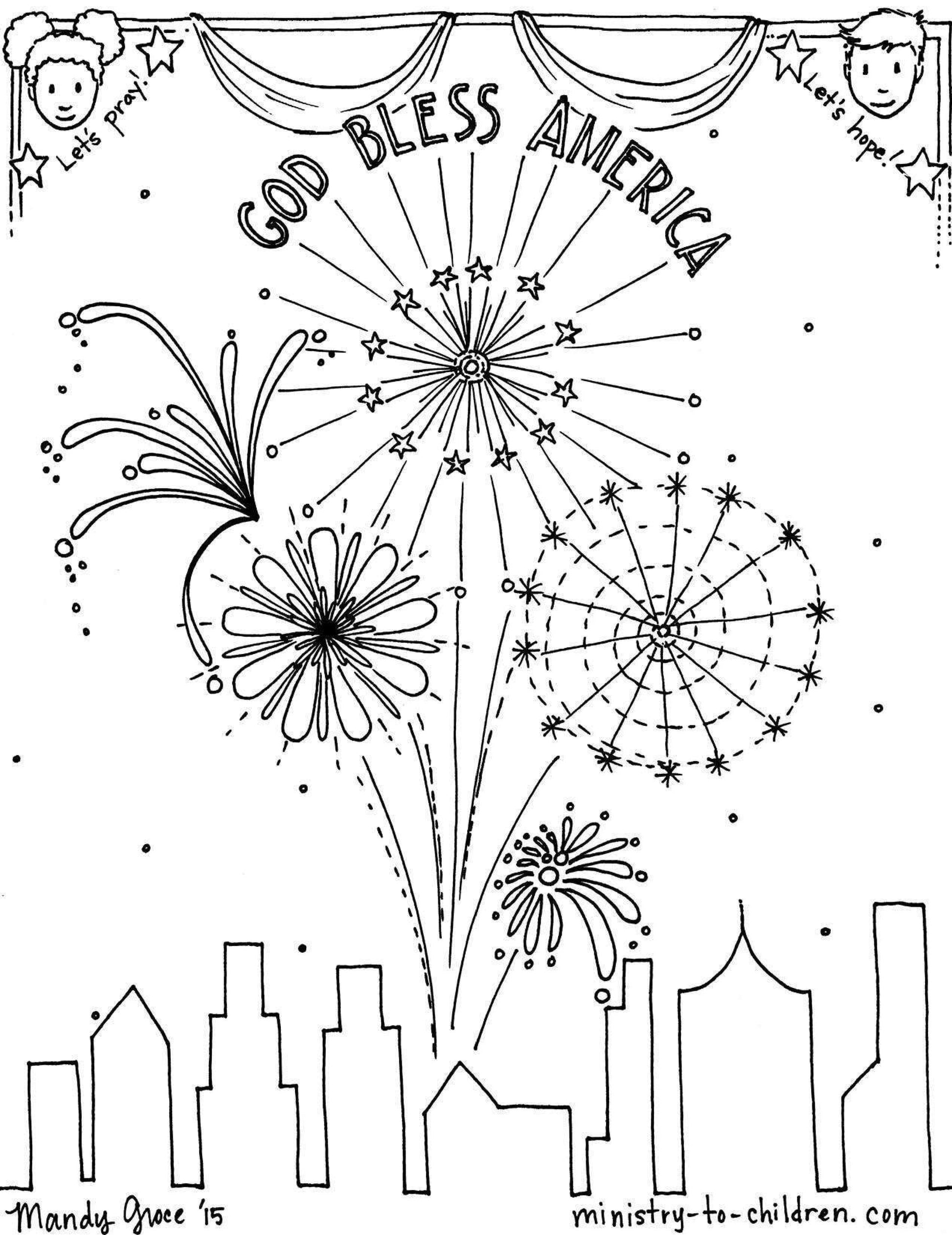 Patriotic independence printables free coloring pages for the th of