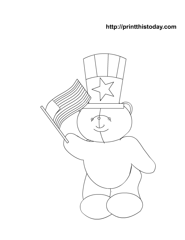 Th of july coloring pages