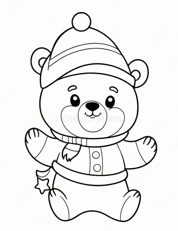 Coloring pages teddy bear stock illustrations â coloring pages teddy bear stock illustrations vectors clipart