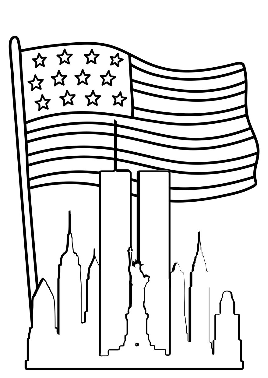 Free beautiful patriots day drawing