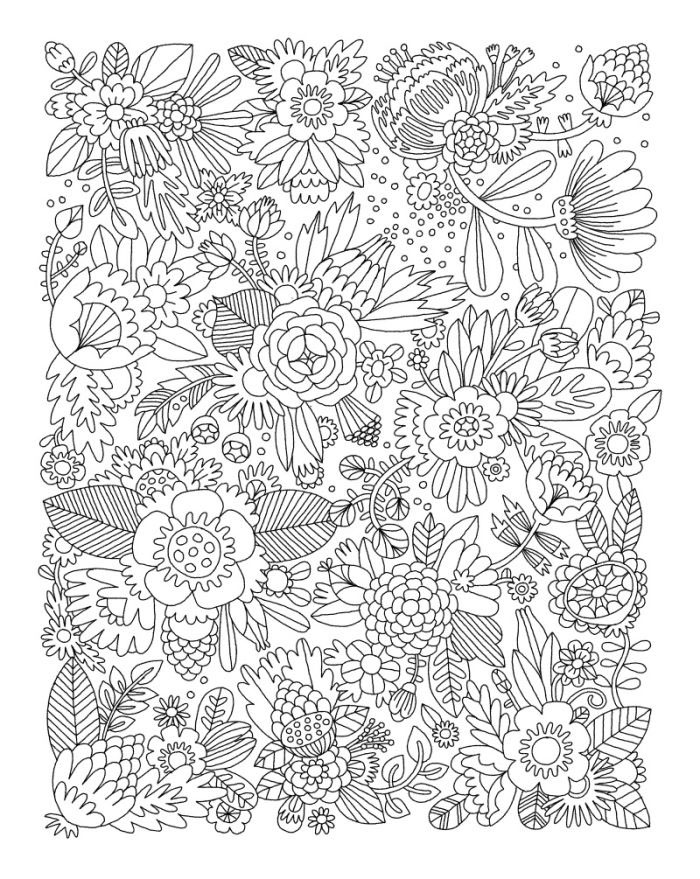 Adult coloring pages patterns