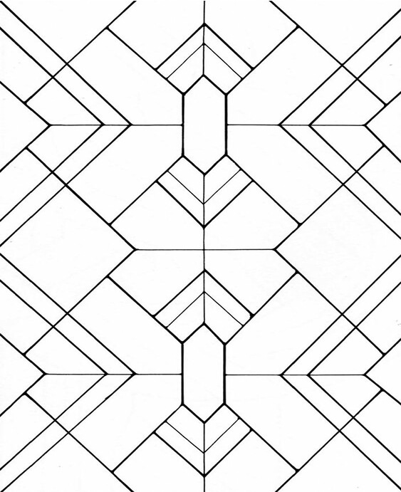 Free easy to print pattern coloring pages