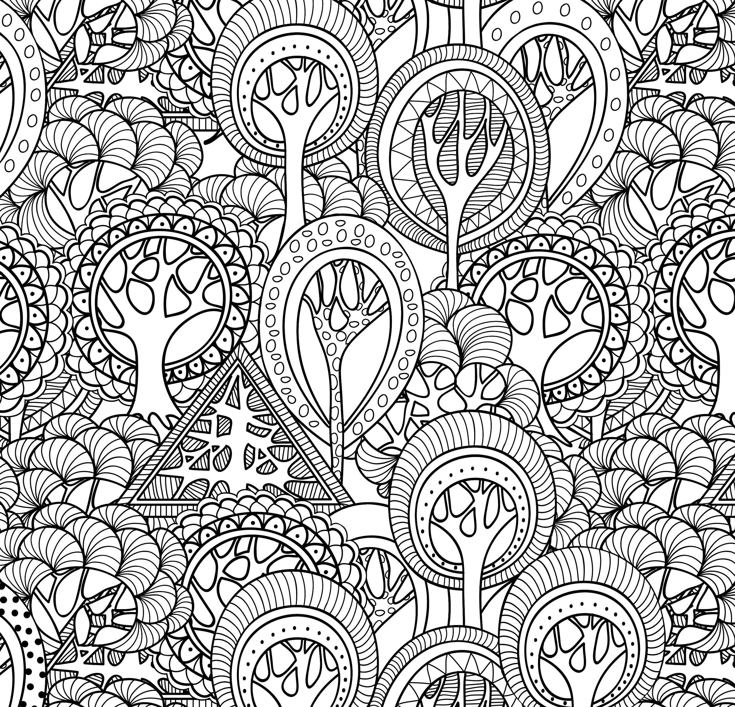 Free fall adult coloring pages