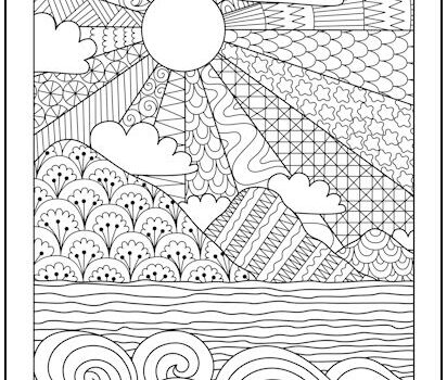 Tag patterned coloring pages print it free