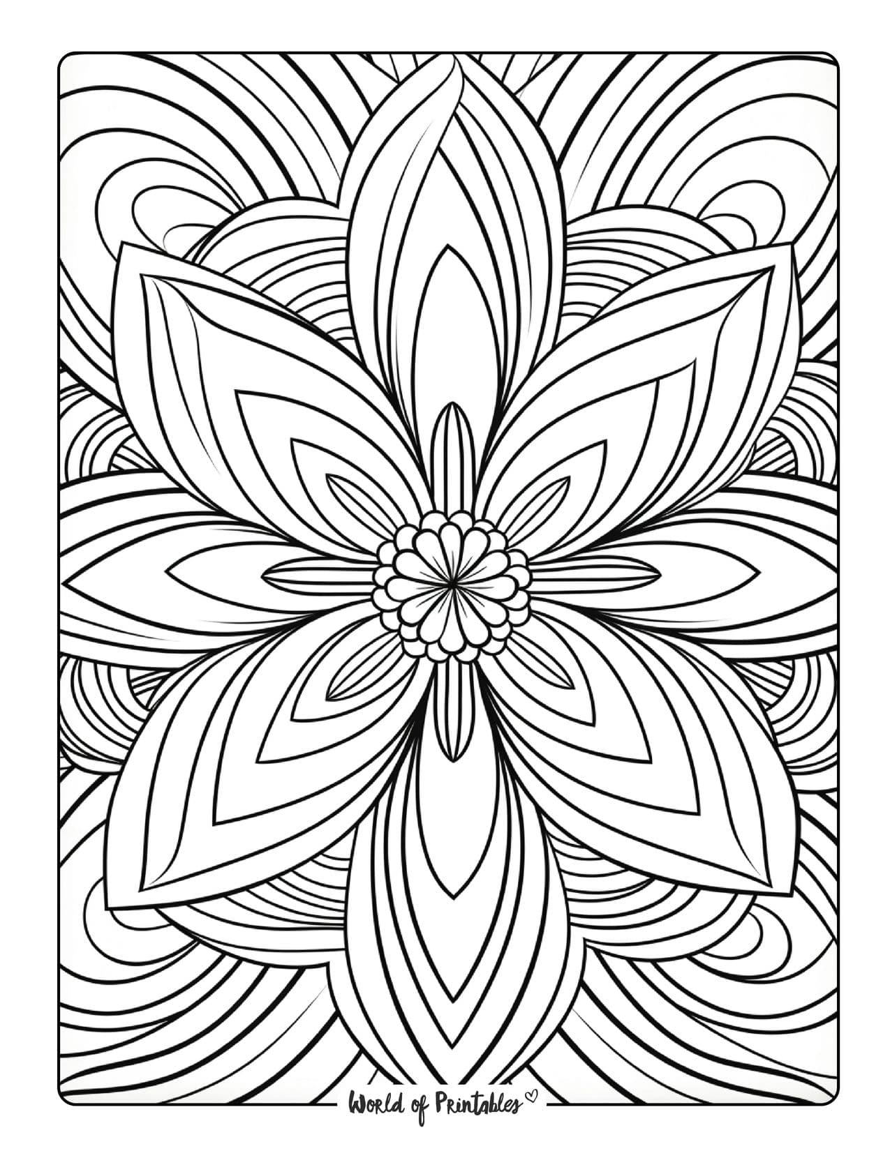 Pattern coloring pages