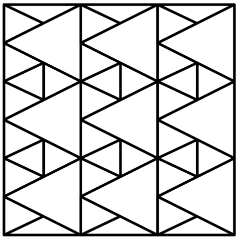 Polychrom geometric pattern coloring page free printable coloring pages