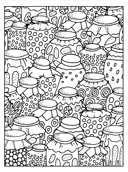 Zentangle patterns coloring book packed with interesting and attractive pattern made by teachers